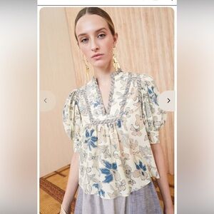 Ulla Johnson Desdra Top - Jasmine size 6